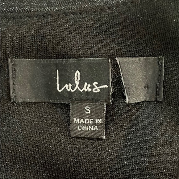 Lulus Black High-Low Tiered Halter Dress Size Small - Picture 13 of 16